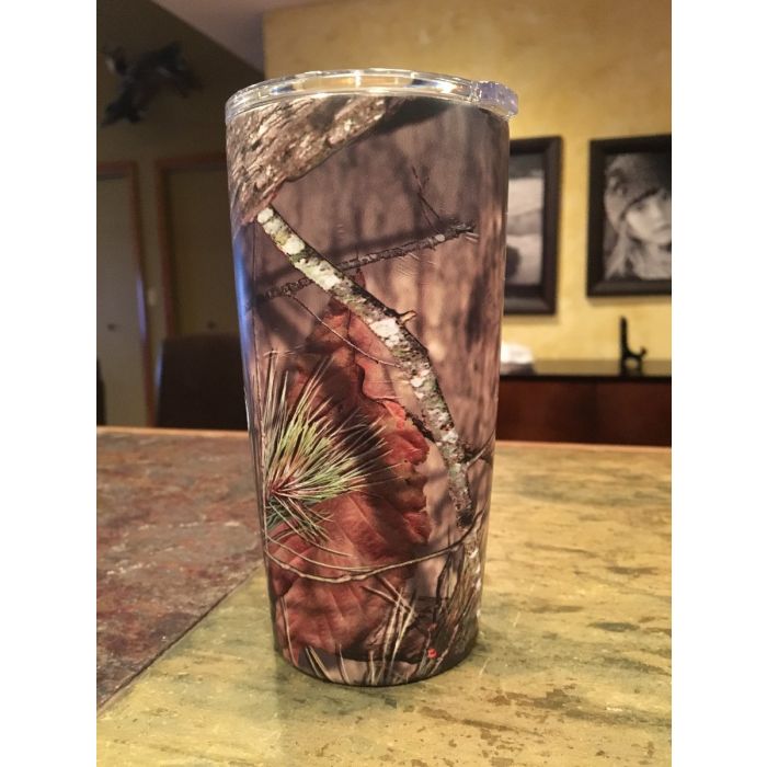 DIY Camo Tumbler - Mossy Oak Camouflage Tumbler