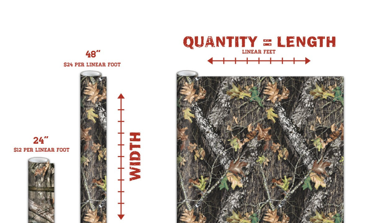 Ordering Matte Camo By The Roll