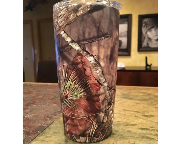 DIY Camo Tumbler - Mossy Oak Camouflage Tumbler