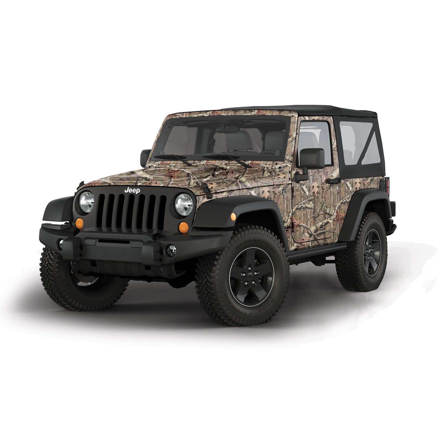Mossy Oak® Camo Vinyl Jeep Wrap - 2 Door Jeep – Mossy Oak Graphics