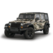Mossy Oak Graphics 4 door Jeep Wrangler vehicle vinyl wrap in Elements Terra Gila camo pattern