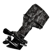 Mossy Oak Graphics camo boat vinyl wrap for boat motor in Elements Agua Blacktip pattern