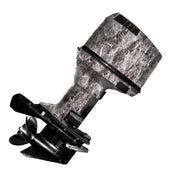 Mossy Oak Graphics camo boat vinyl wrap for boat motor in Elements Agua Manta  pattern