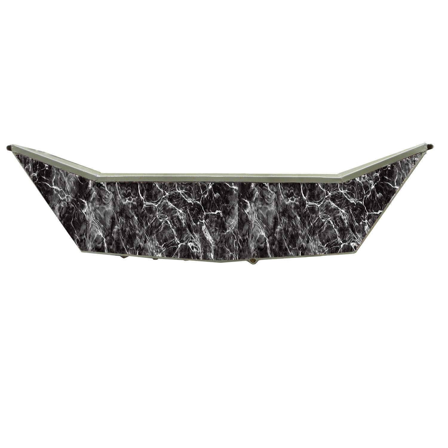 Mossy Oak Graphics Elements Agua Blacktip camouflage pattern vinyl wrap for boat transom.
