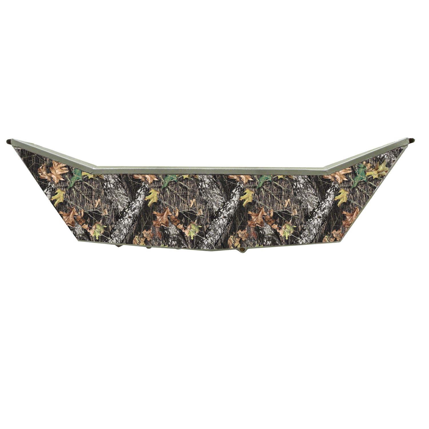 Mossy Oak Graphics Break-Up camouflage pattern vinyl wrap for boat transom.