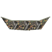Mossy Oak Graphics Break-Up camouflage pattern vinyl wrap for boat transom.