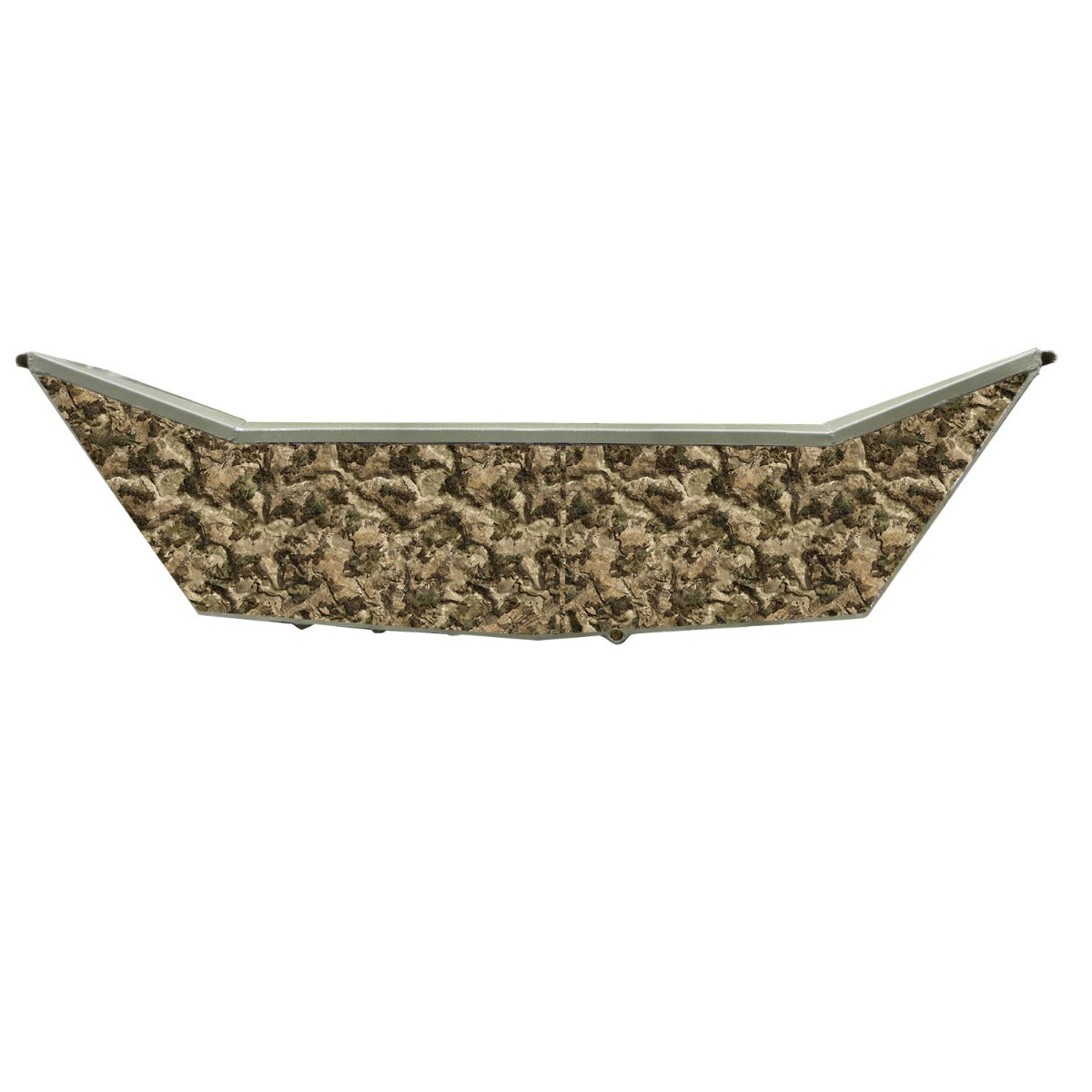 Mossy Oak Graphics Elements Terra Bayou camouflage pattern vinyl wrap for boat transom.