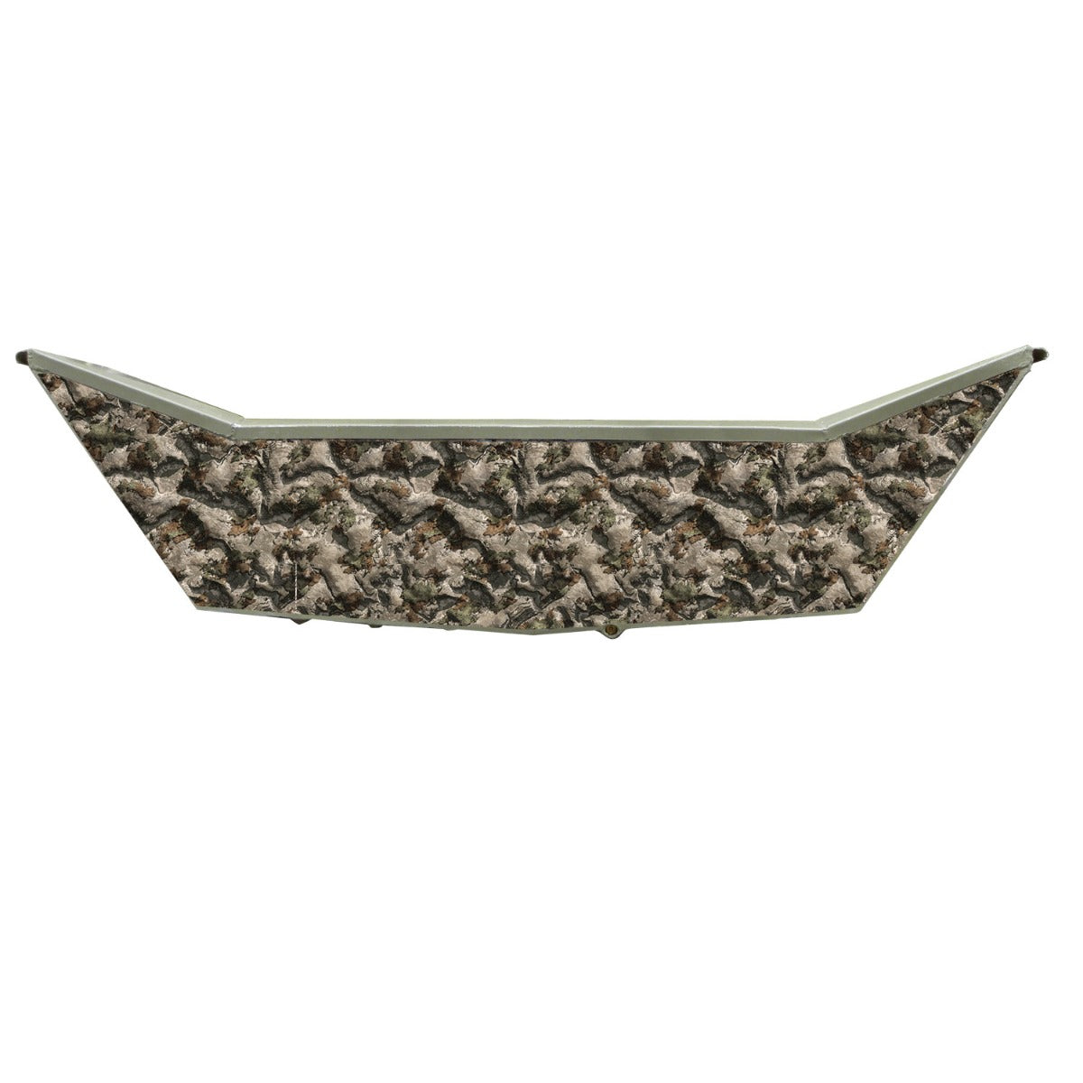 Mossy Oak Graphics Elements Terra Gila camouflage pattern vinyl wrap for boat transom.