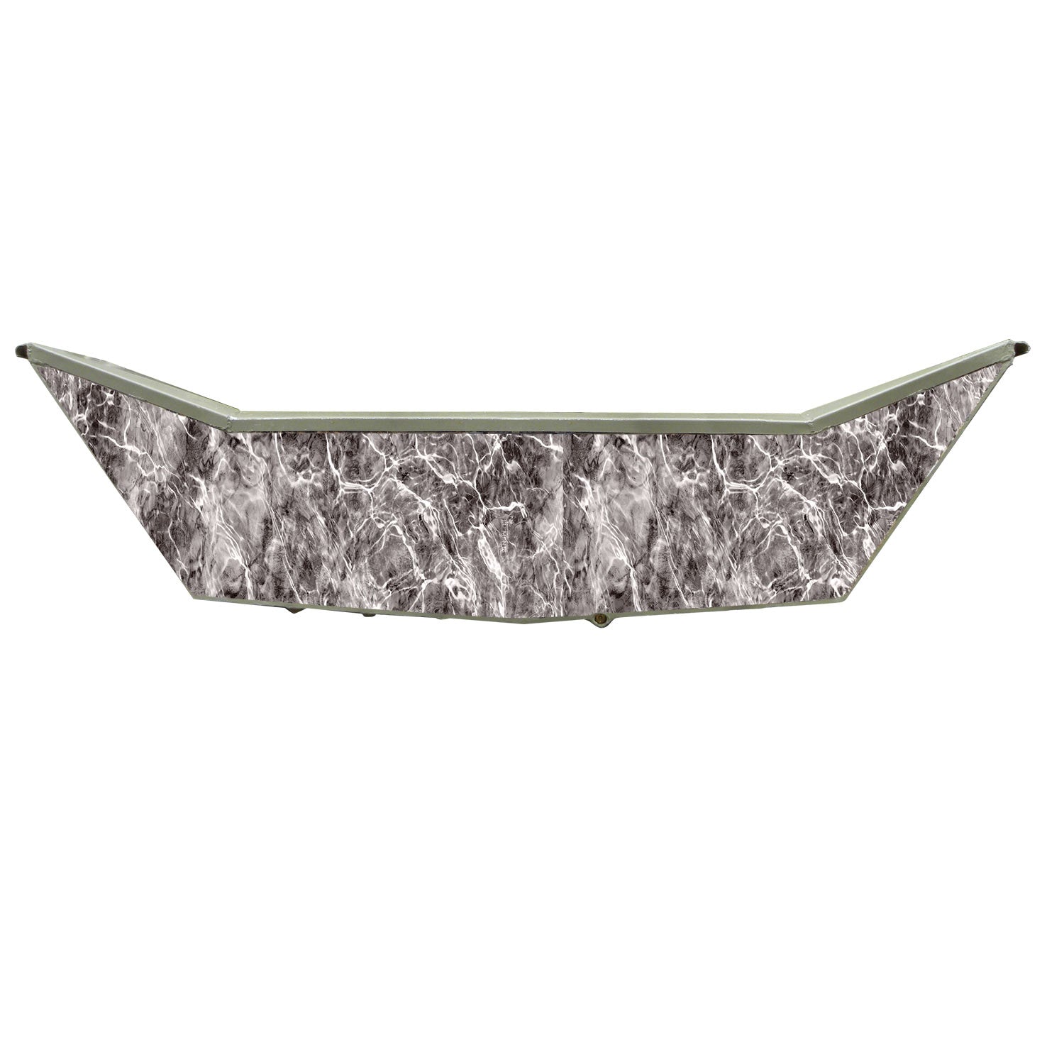 Mossy Oak Graphics Elements Agua Manta camouflage pattern vinyl wrap for boat transom.