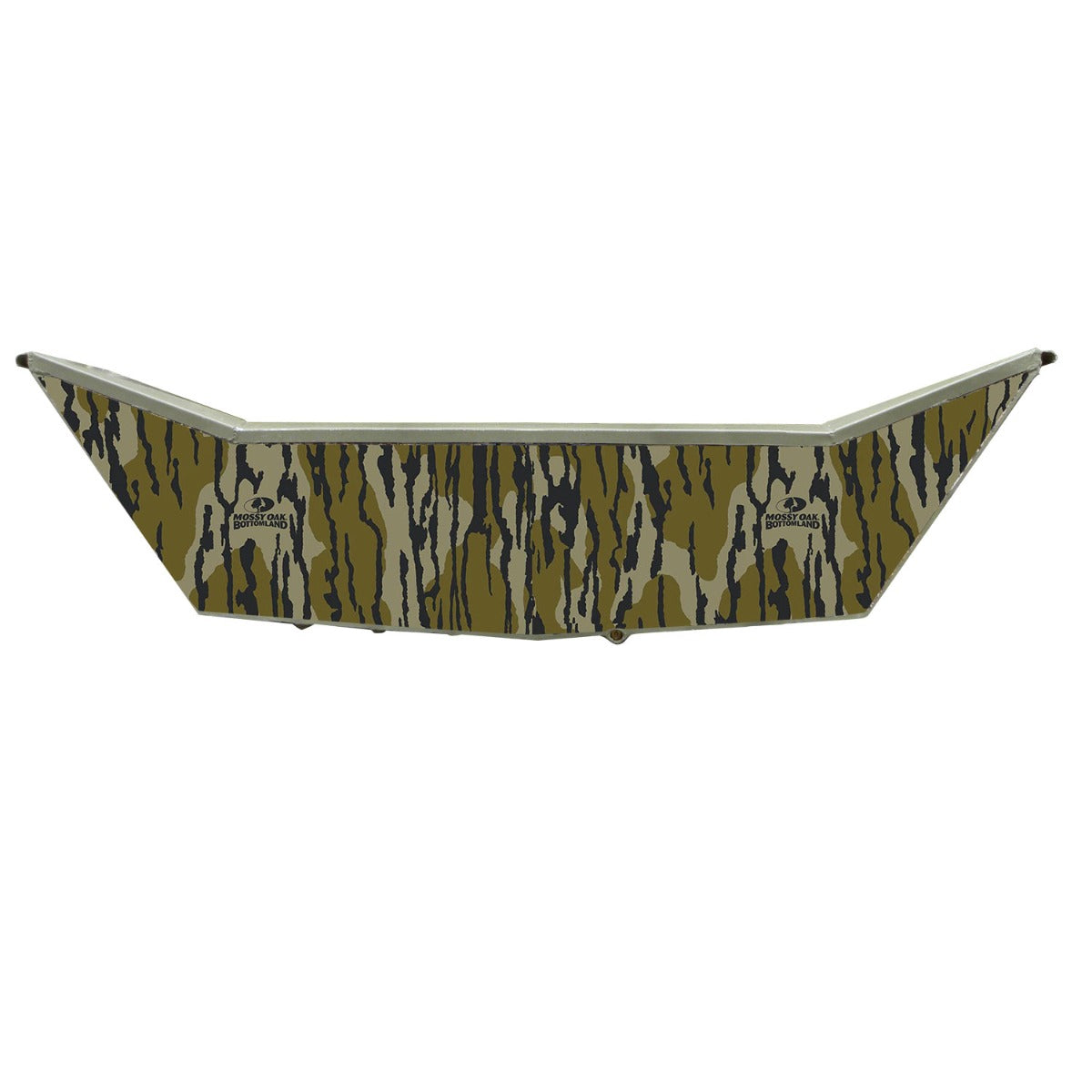 Mossy Oak Graphics Original Bottomland camouflage pattern vinyl wrap for boat transom.