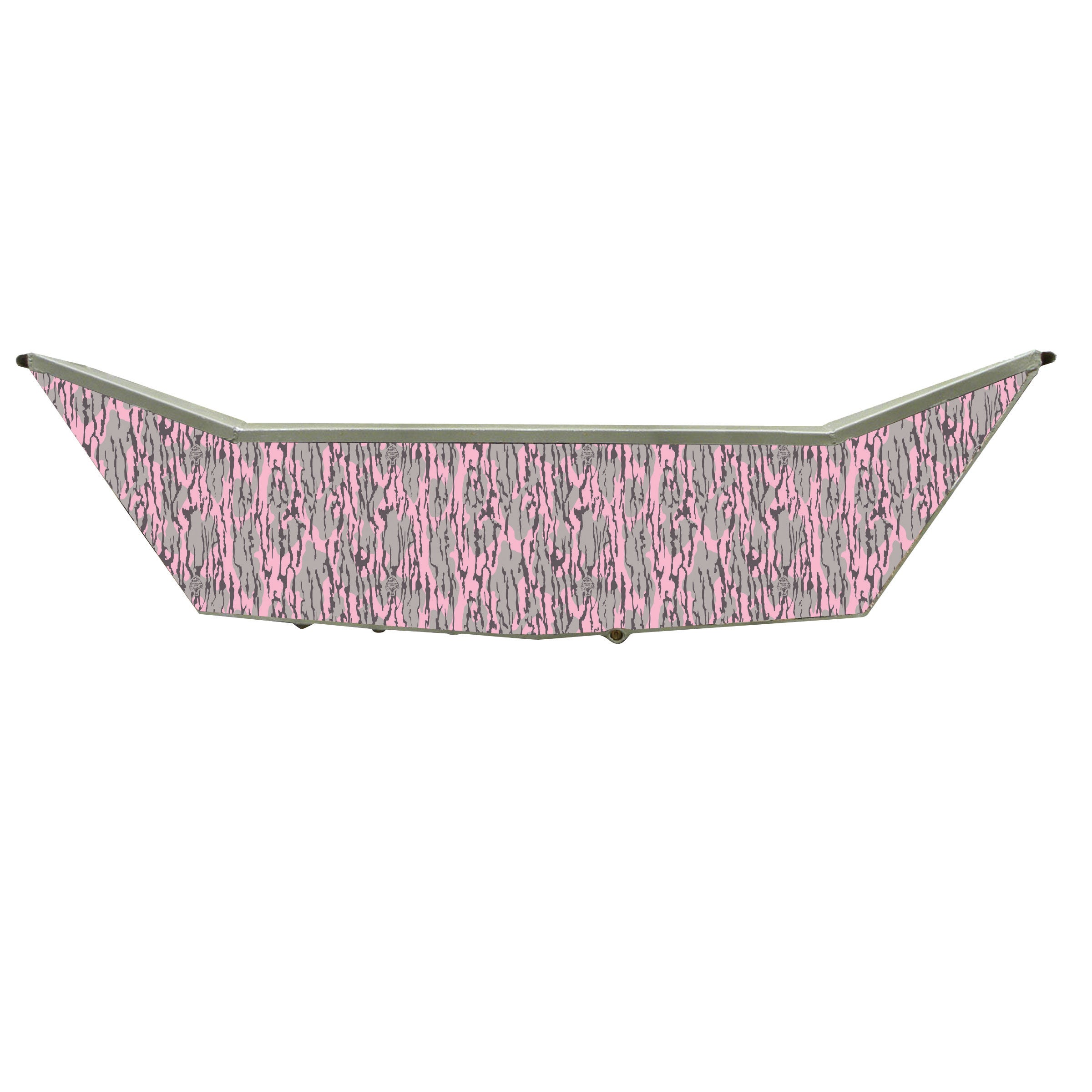 Mossy Oak Graphics vinyl boat transom wrap in Bottomland Pink camo pattern