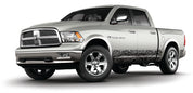 Crew cab full sized pick up truck vinyl wrapped rocker panels  in Mossy Oak Graphics Elements Agua Blacktip camo pattern