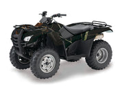 Camo ATV vinyl wrap in genuine Mossy Oak Lifestyle Black camouflage pattern