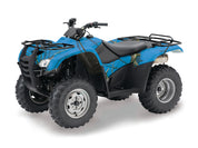 Camo ATV vinyl wrap in genuine Mossy Oak Lifestyle Blue camouflage pattern
