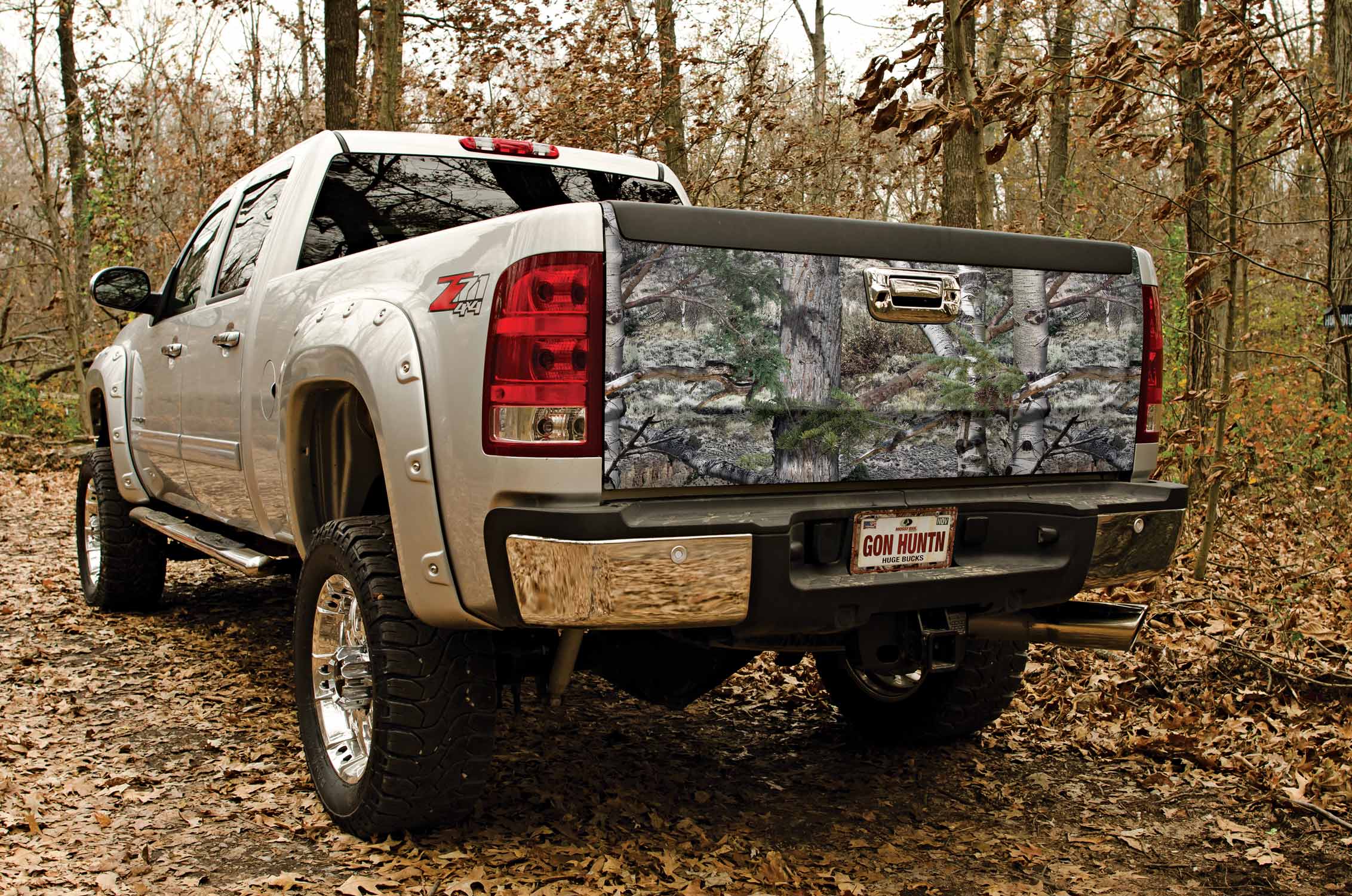 Mossy Oak Graphics Mountain Country camo pattern truck tailgate vinyl wrap