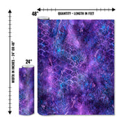 Mossy Oak Graphics matte camo roll available in 24 inch or 48 inch width vinyl wrap in Elements Coastal Indigo camouflage pattern