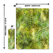 Mossy Oak Graphics matte camo roll available in 24 inch or 48 inch width vinyl wrap in Elements Coastal Mahi Mahi camouflage pattern