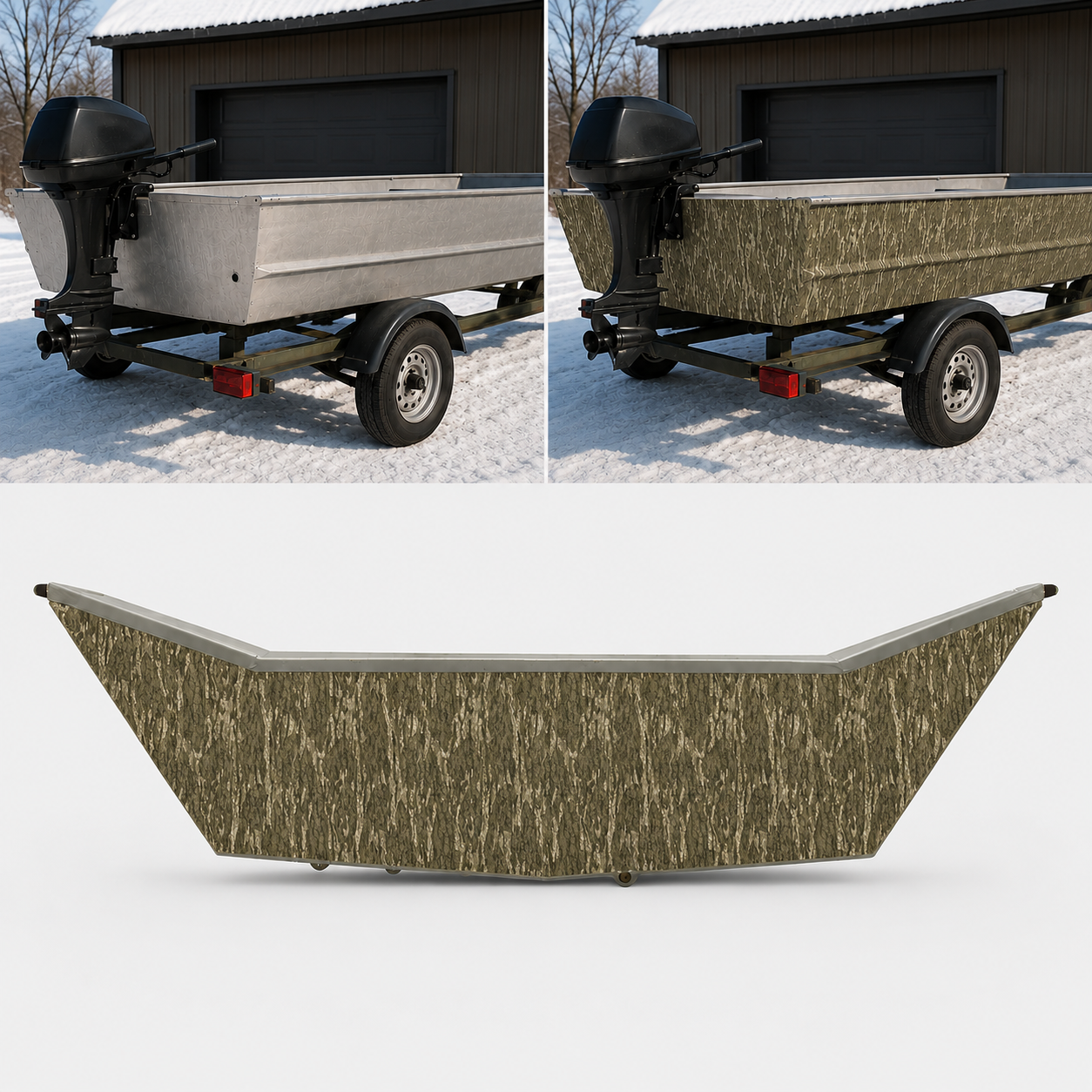 Mossy Oak® Camo Boat Transom Wrap