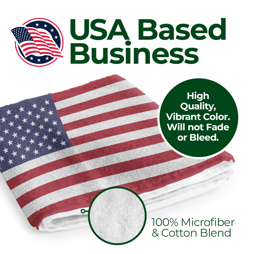American Flag Beach Towel