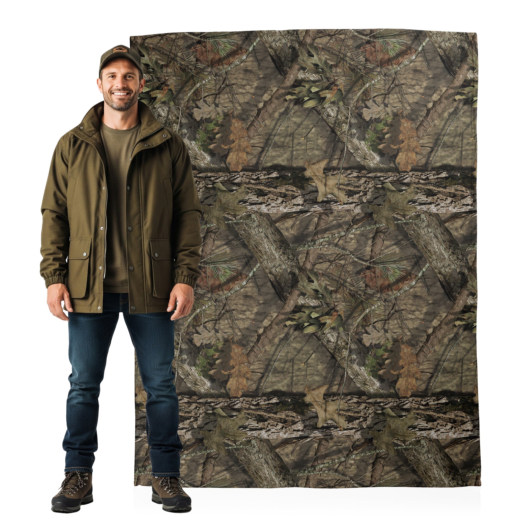 Mossy Oak® Camo Sherpa Blanket