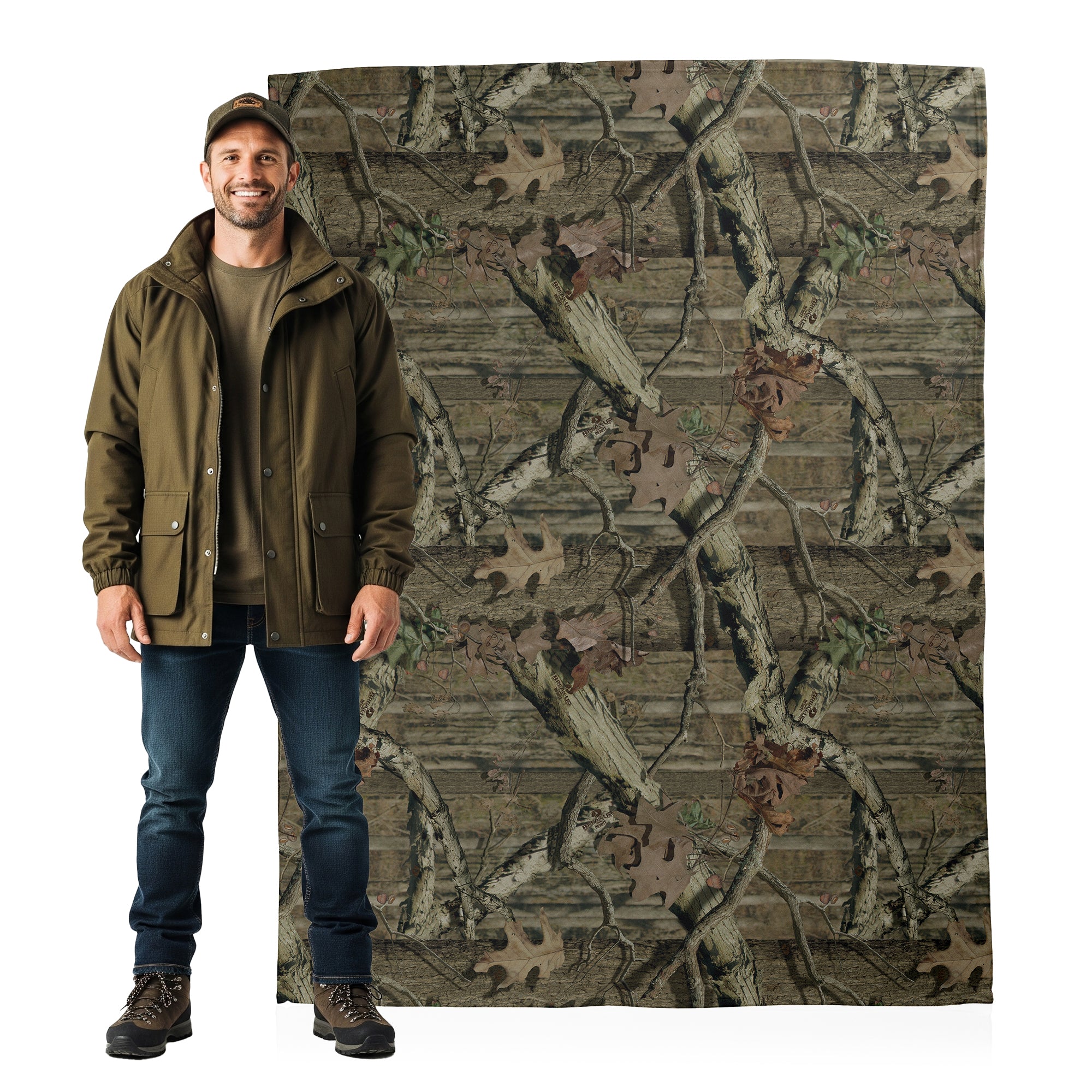 Mossy Oak® Camo Sherpa Blanket
