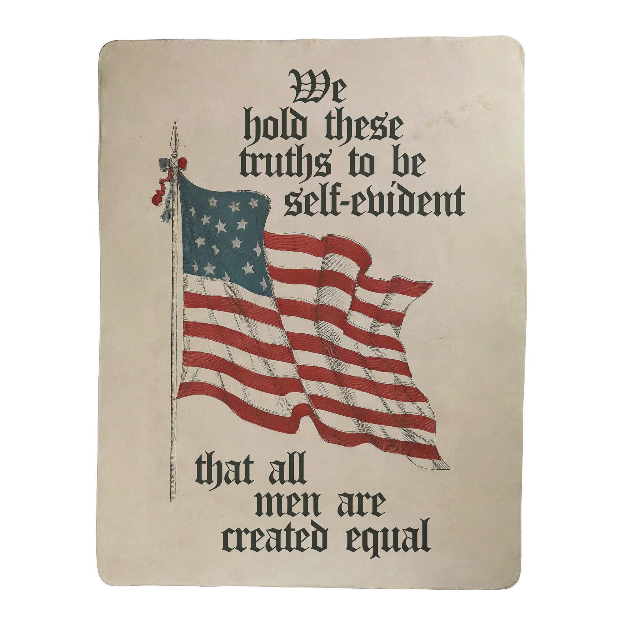 Mossy Oak Graphics 250th American Anniversary, All Men are Created Equal on Sherpa