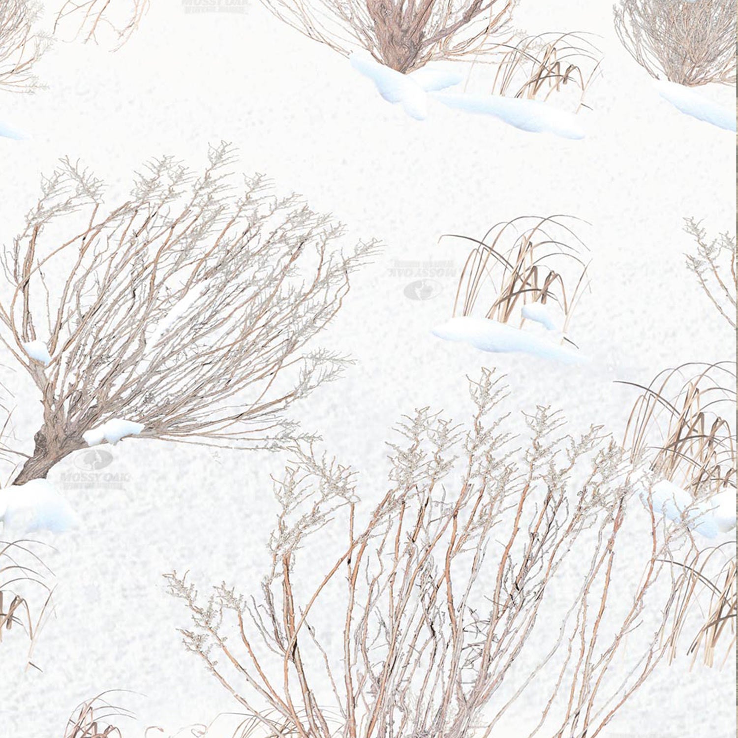 Mossy Oak Graphics Winter Brush camo vinyl pattern